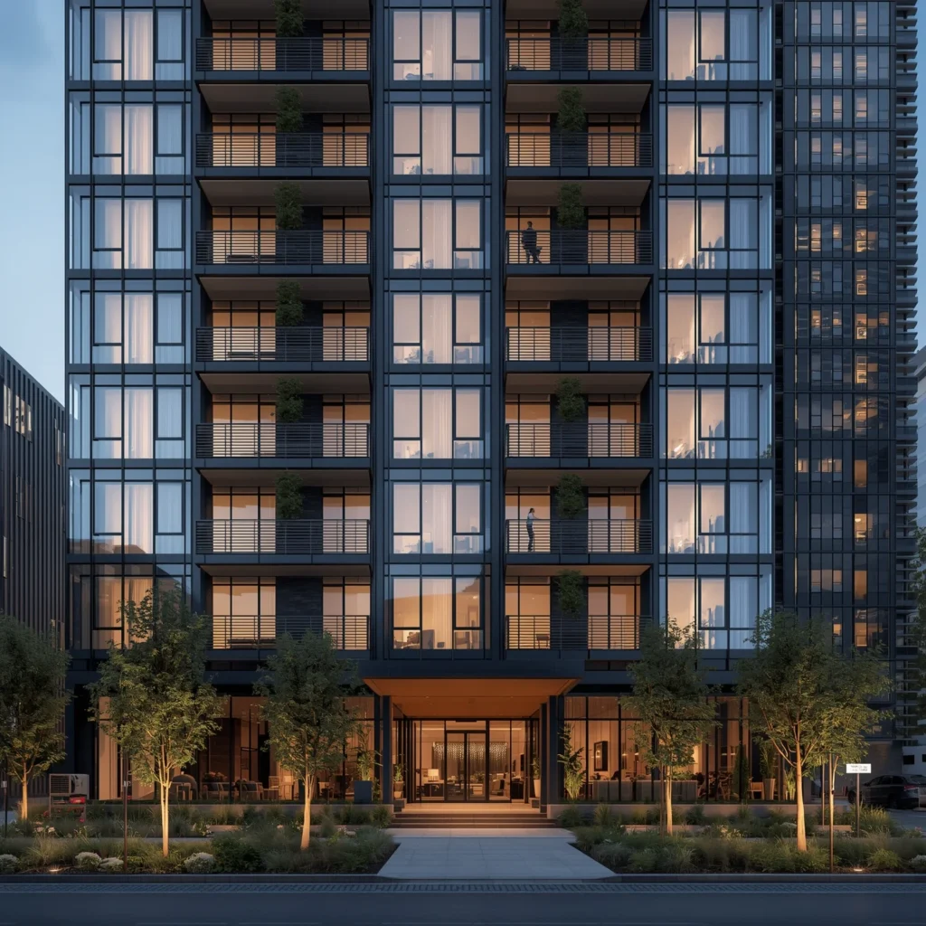 Modern High-Rise Apartments