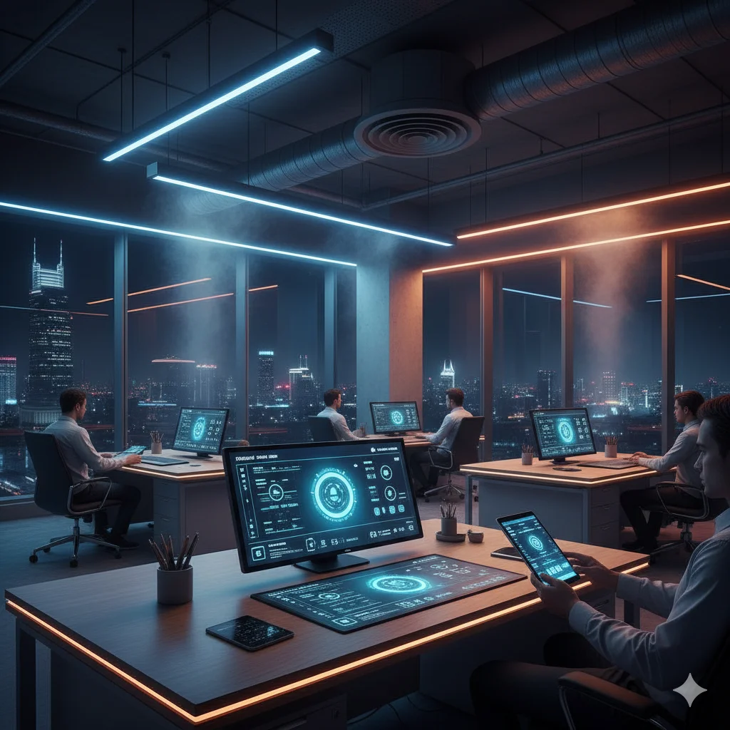 Smart commercial building design experts using technology for employee comfort
