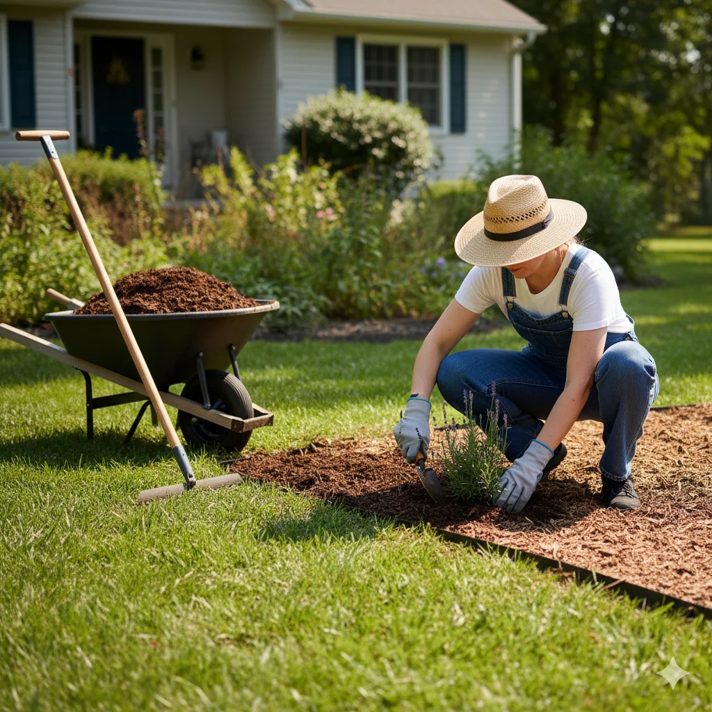 landscaping refresh as cheap curb appeal idea and affordable front elevation improvement