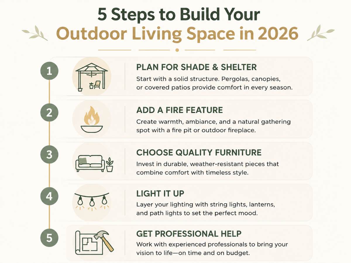 Outdoor Living Spaces 2026: Why Backyards Are Being Designed as Extra Rooms, Not Just Yards