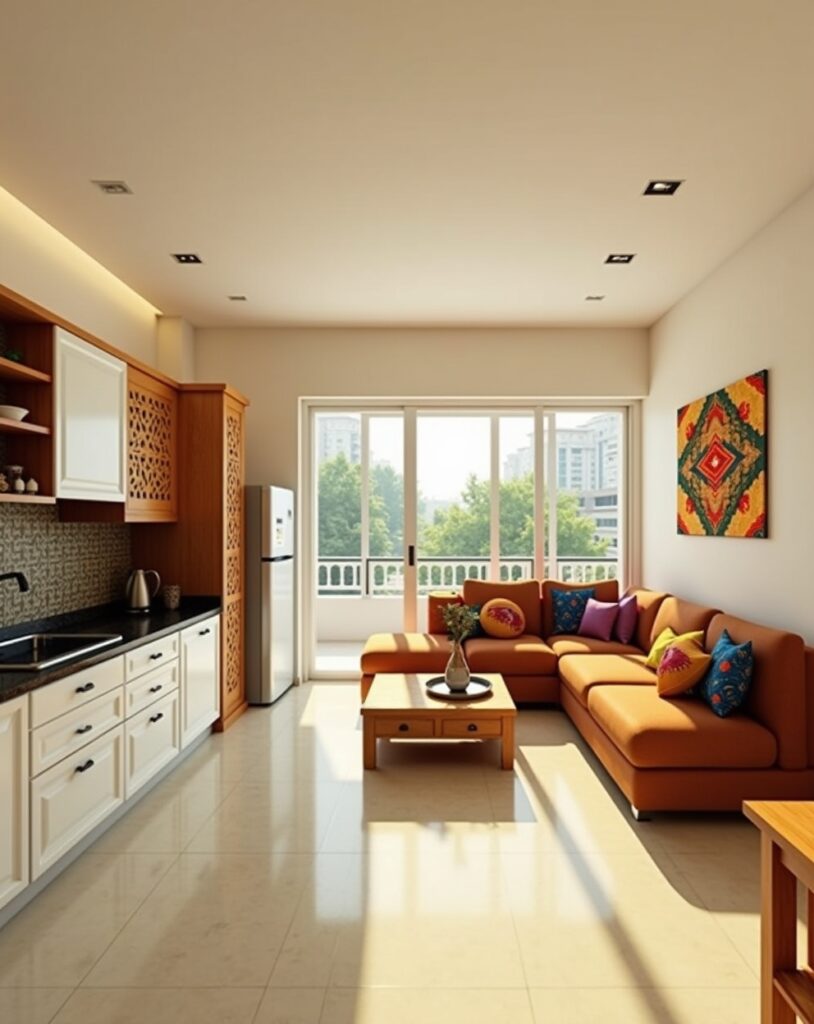 2 BHK home design ideas for small spaces