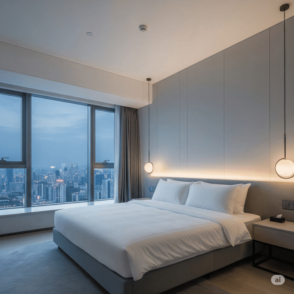 Modern living room 2025 with minimalist interior design