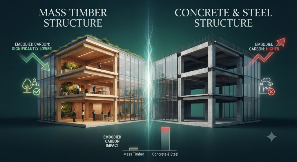 Embodied carbon in construction: Why material choice matters as much as energy use