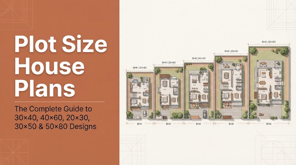Plot Size House Plans: The Complete Guide to 30×40, 40×60, 20×30, 30×50 & 50×80 Designs
