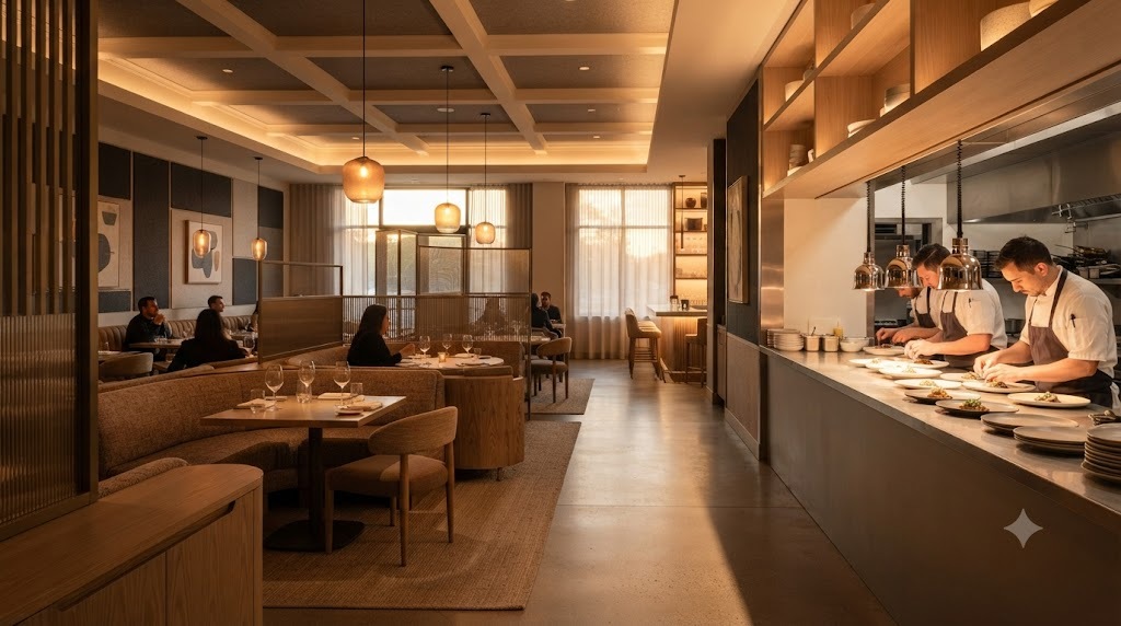 Restaurant Interior Design: Balancing Ambience and Kitchen Efficiency