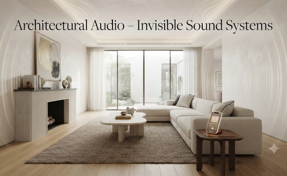 Architectural audio invisible sound systems for modern homes seamless integration