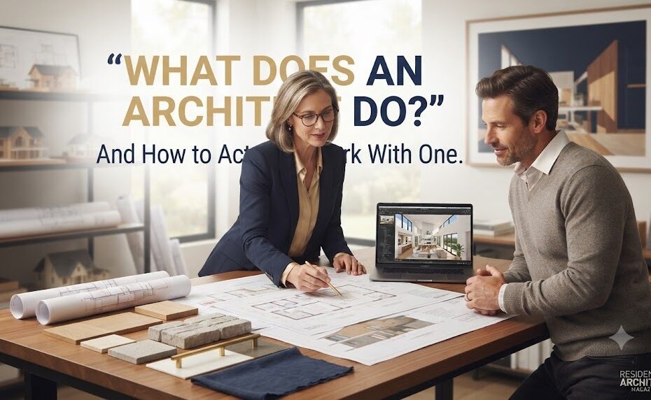 What does an architect do and