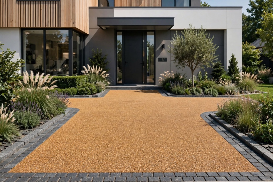 Comprehensive guide to resin driveways, costs, SuDS planning rules and design